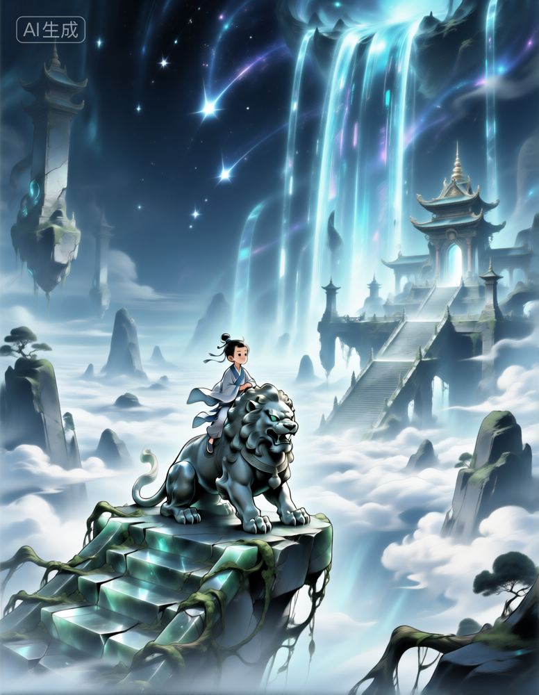 Sci-fi style Chinese comic illustration 科幻风国漫插画