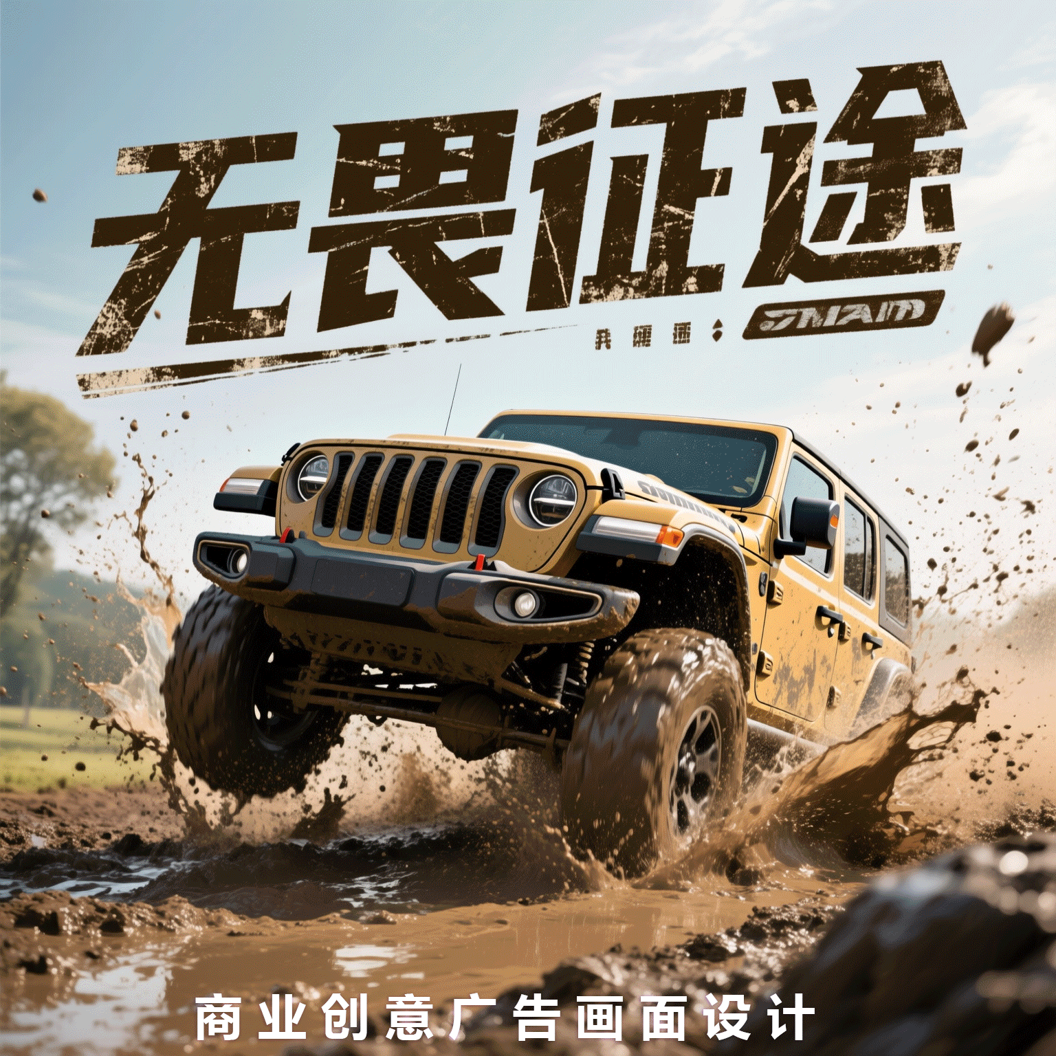 Commercial creative advertising screen design 商业创意广告画面设计