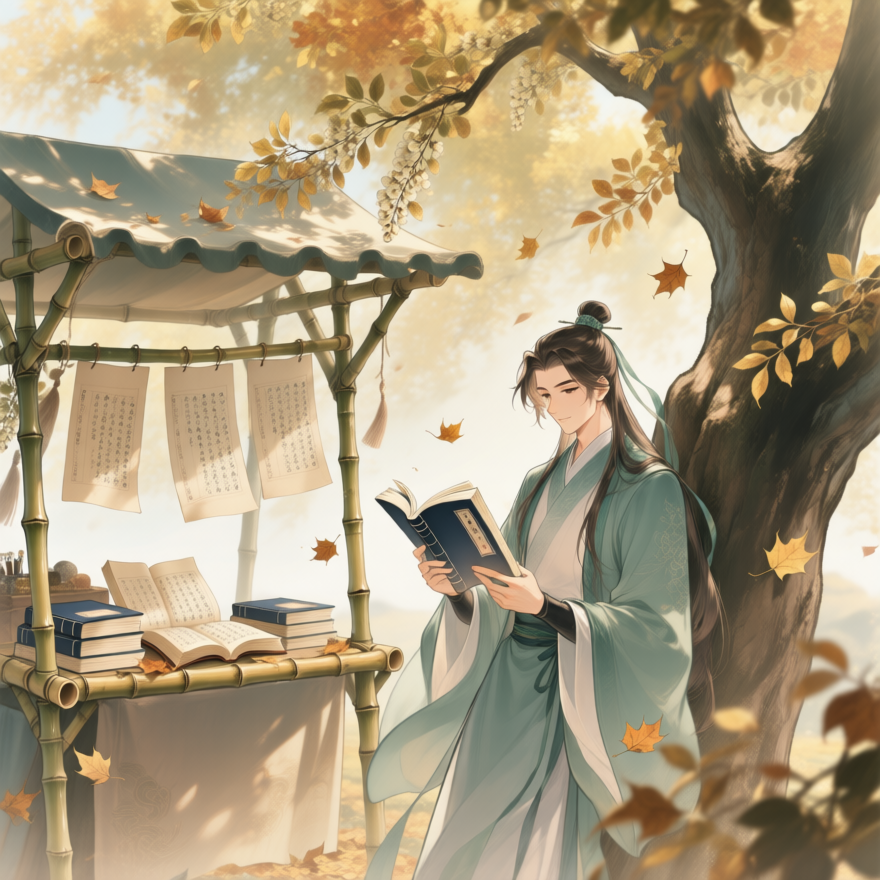 Chinese anime illustration style 国漫插画风