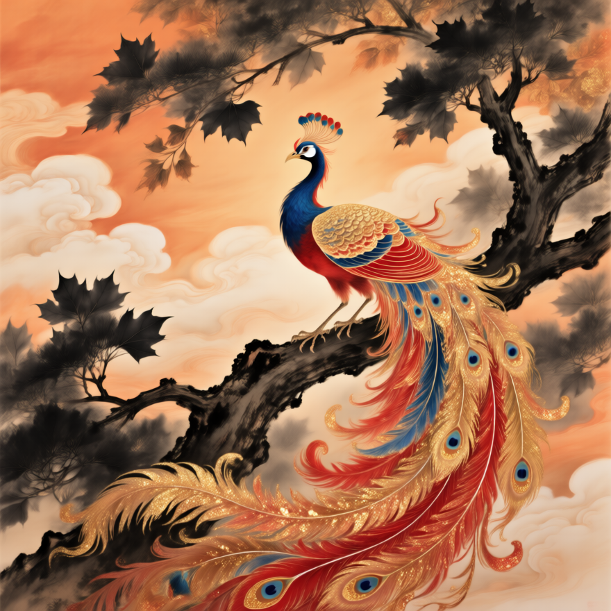 Heavy color style 工笔重彩风