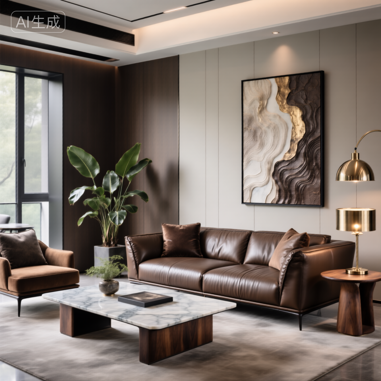 High-end Living Room Soft Furnishing Design 高级客厅软装设计