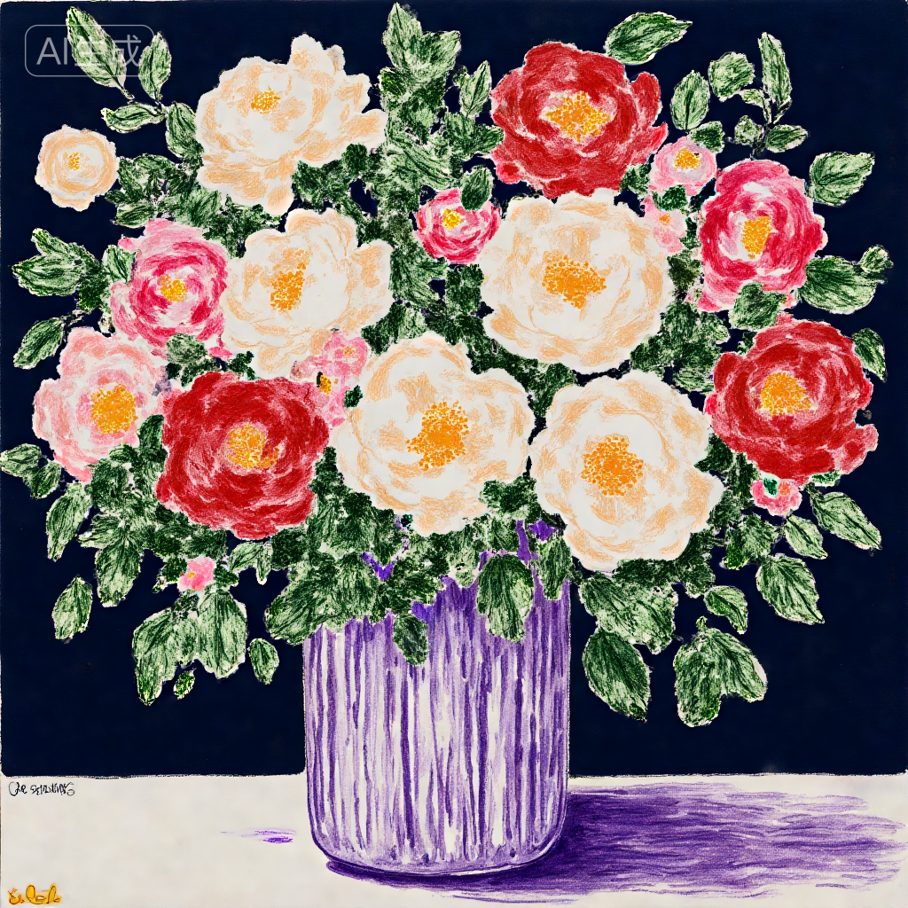 Floral still life painting style 花卉静物绘画风格