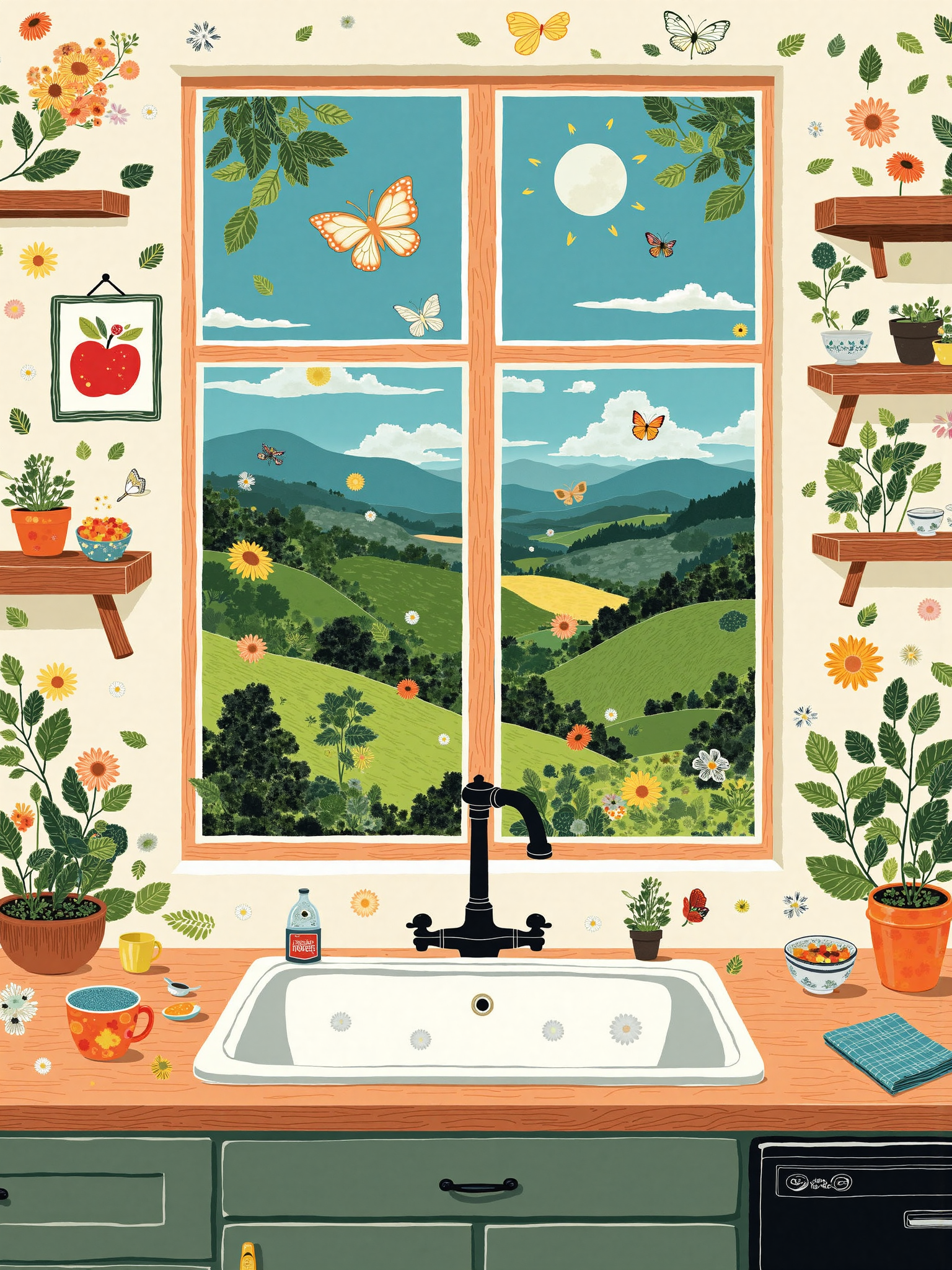 Warm and healing illustrations 温馨治愈系插画