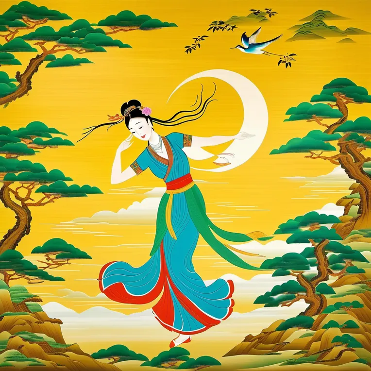 Chinese Style,Traditional Painting Media,Girl,LoRA,SDXL