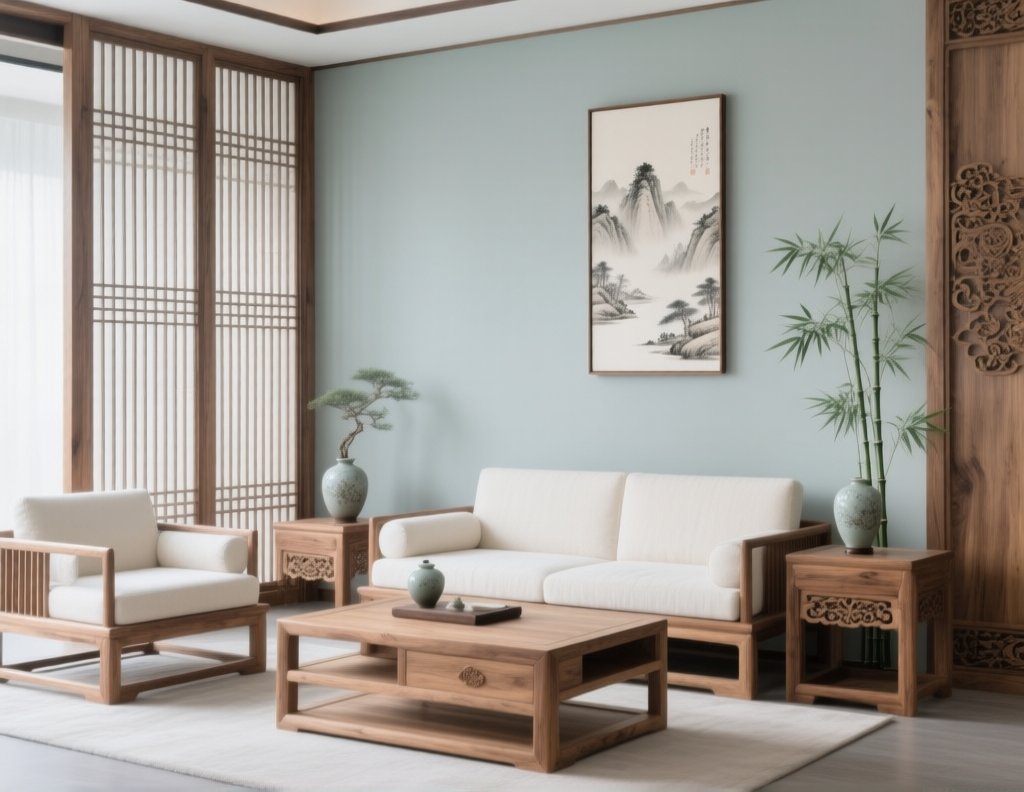 Chinese-style soft furnishing design 中式软装设计