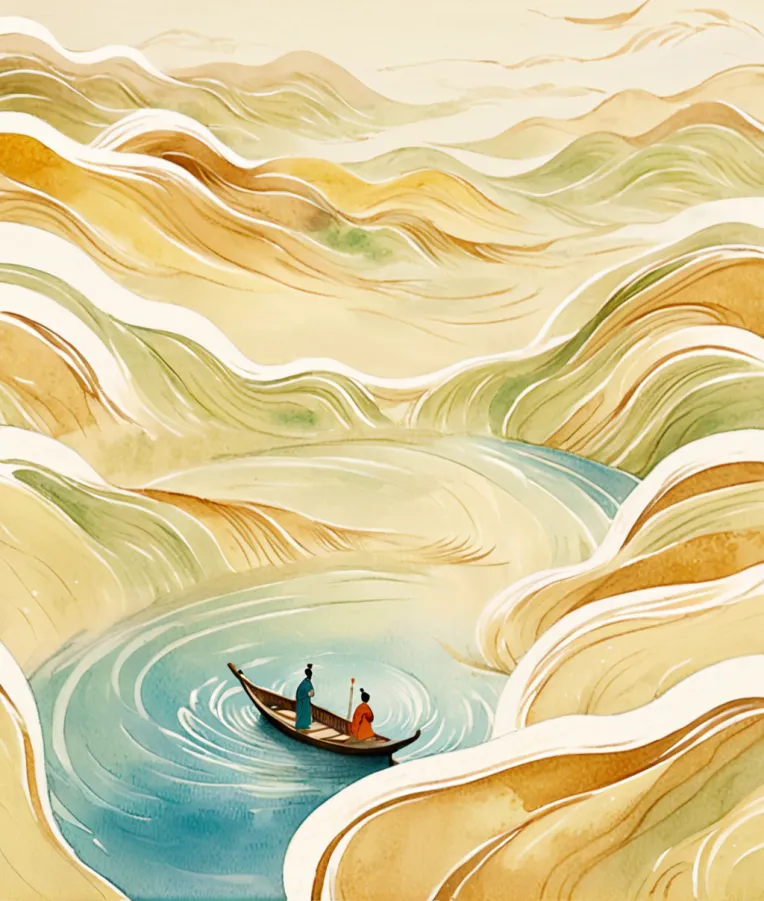 Traditional Painting Media,Style Boost,Landscape,LoRA,SDXL