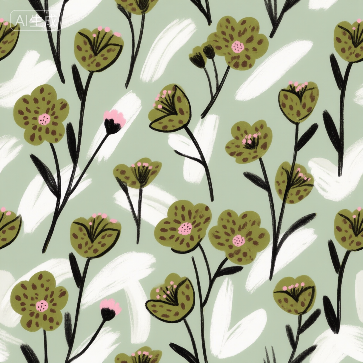 Spring and Summer Original Pastoral Theme Flower Design 春夏原创田园主题花稿设计