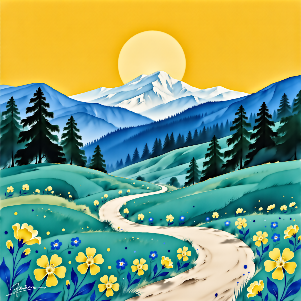 Self-healing Wild Fun Illustration 自愈系野趣插画