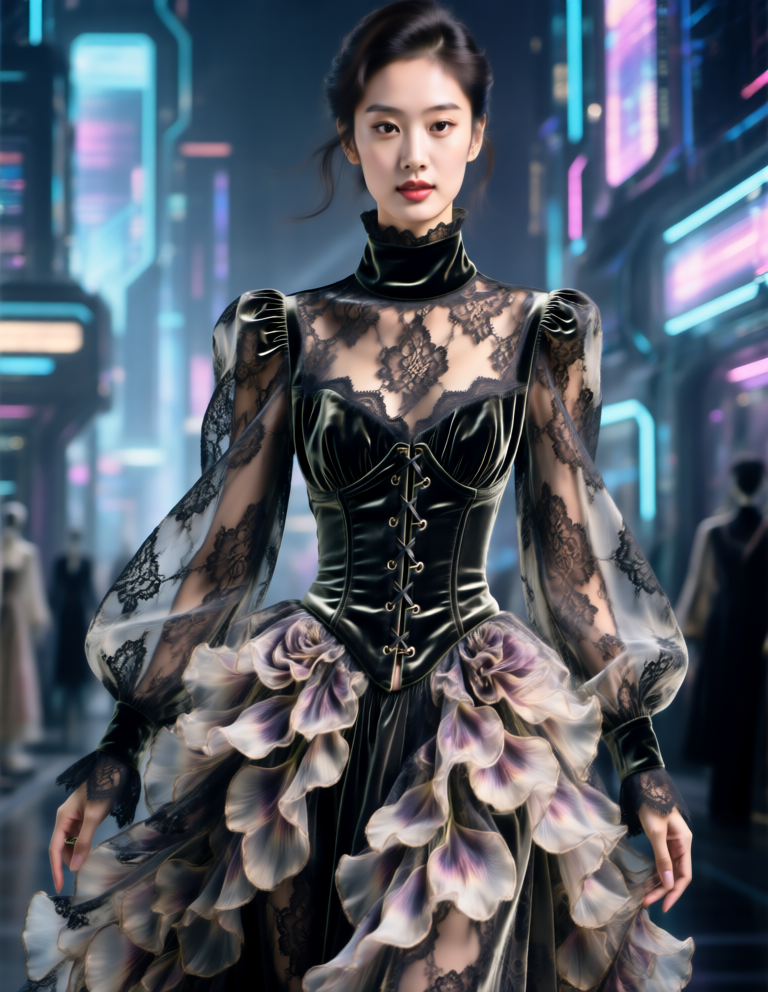 Fashion creative blockbuster women's design 时尚创意大片女装设计