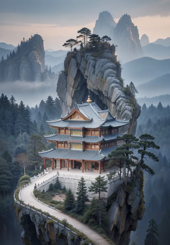 Chinese Style,Traditional Painting Media,Building,Checkpoint,SD v2.1