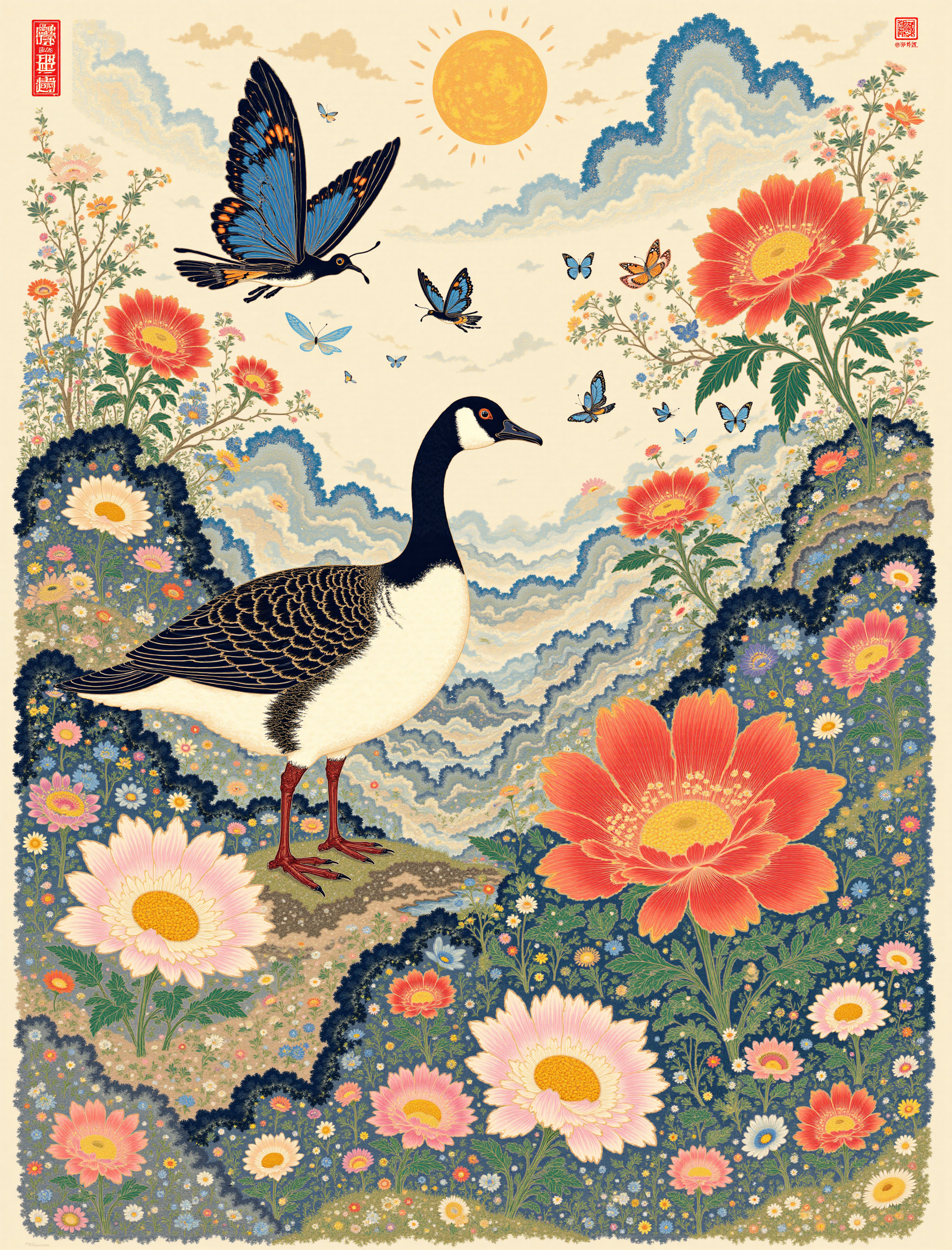 New Chinese Style of Song Dynasty Murals New Chinese Style of Song Dynasty Murals