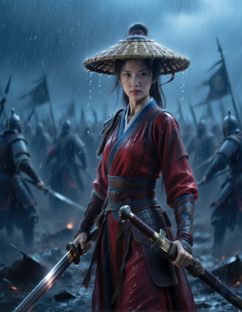 CG ancient style swordsman rendering CG古风侠客渲染图