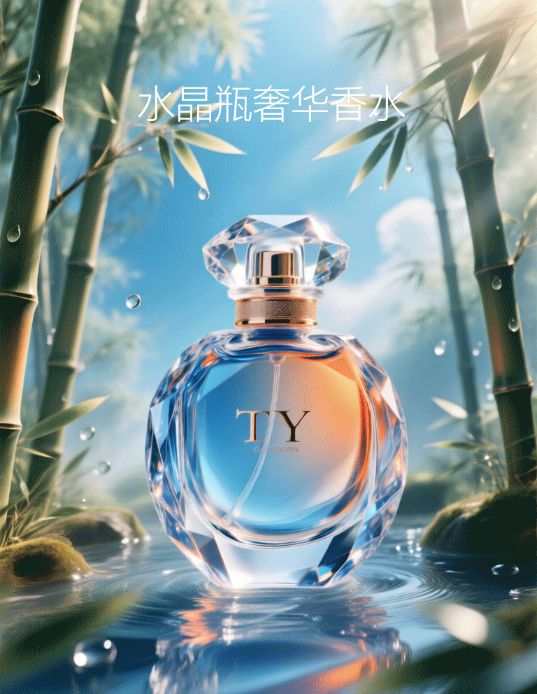 Crystal bottle luxury perfume 水晶瓶奢华香水