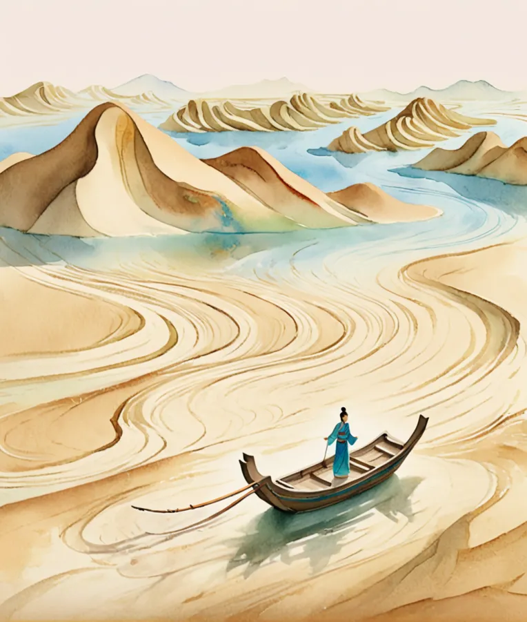 Traditional Painting Media,Style Boost,Landscape,LoRA,SDXL
