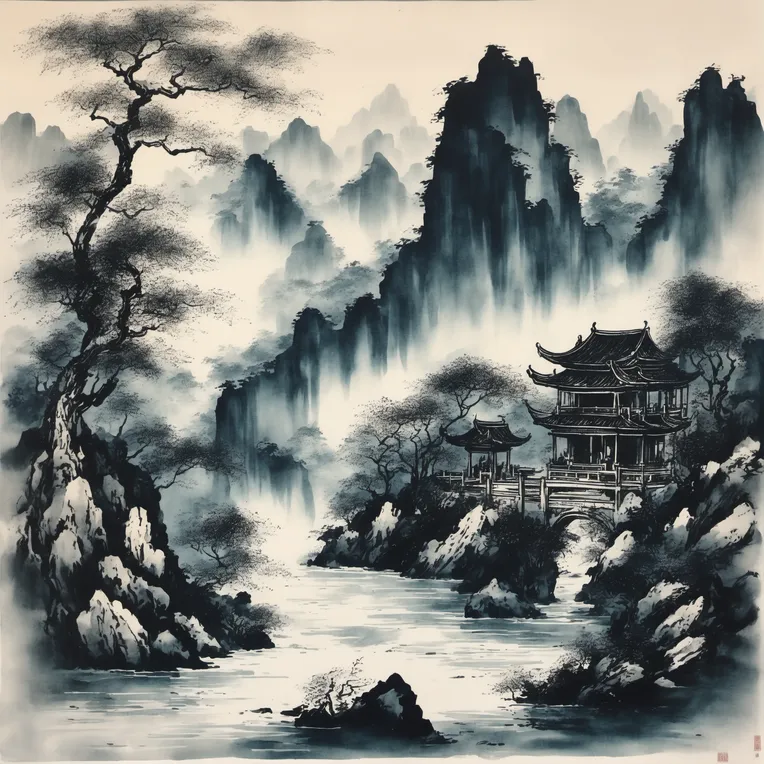 Chinese Style,Traditional Painting Media,Style Boost,LoRA,SDXL