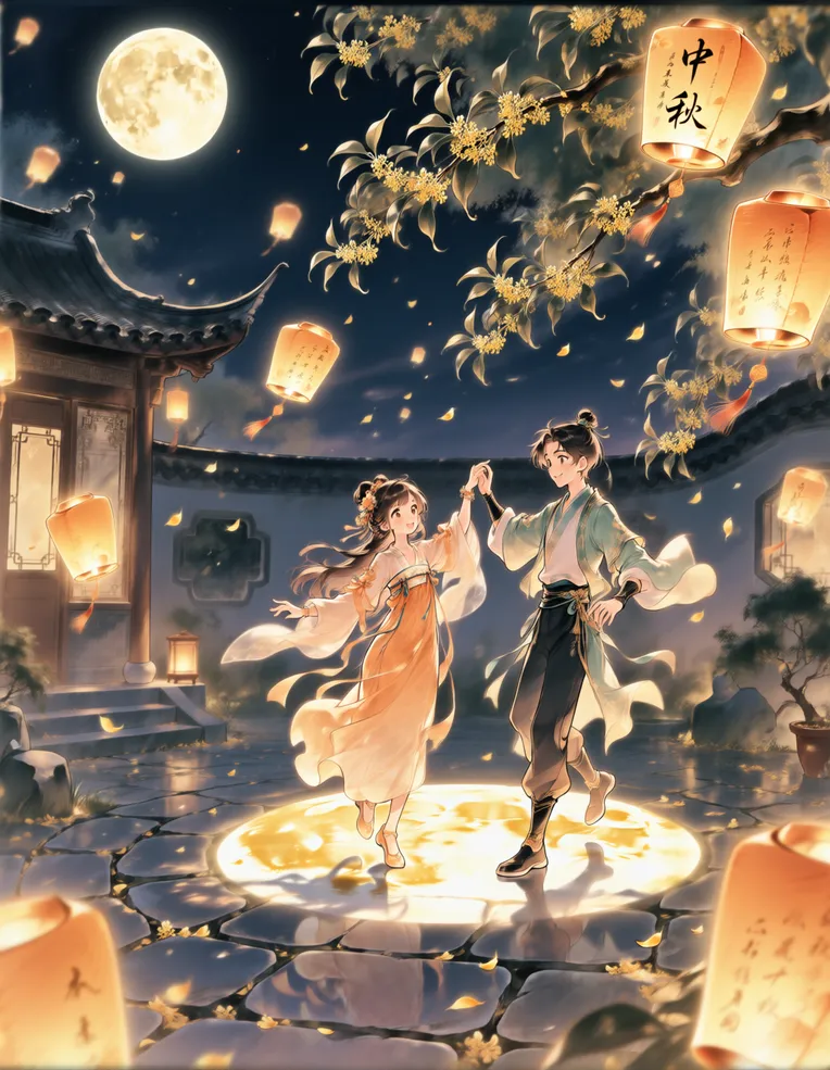 Girl,Boy,Space & Scene,LoRA,