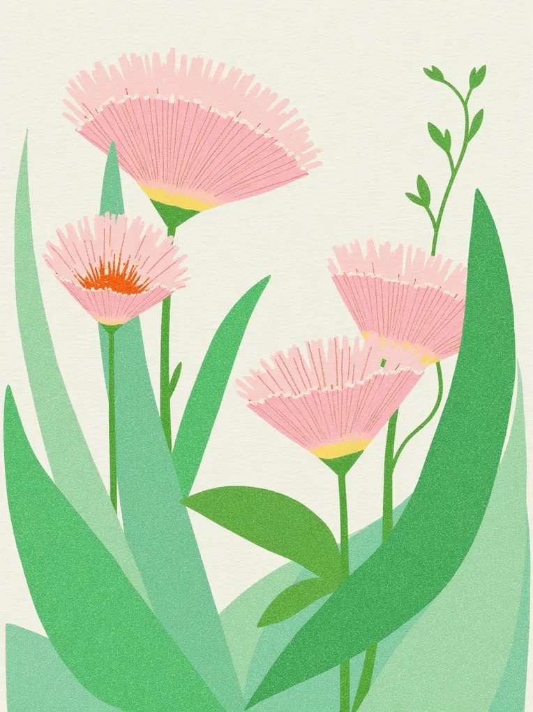 Flat Illustration,Style Boost,Plant,LoRA,FLUX.1