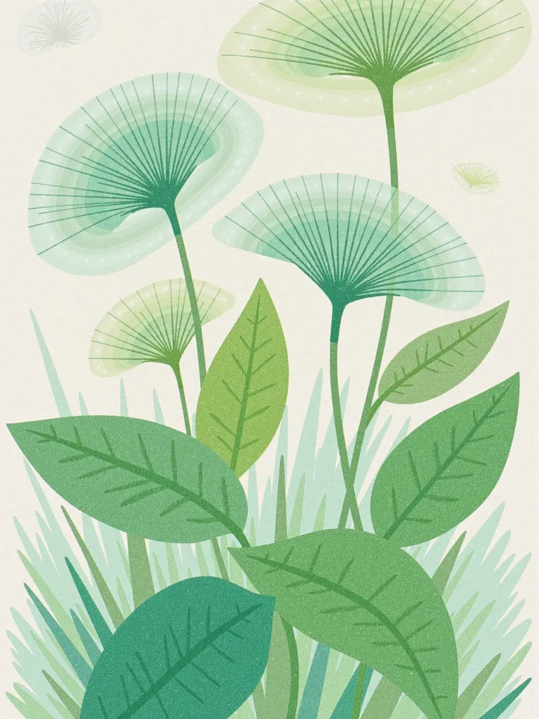 Flat Illustration,Style Boost,Plant,LoRA,FLUX.1