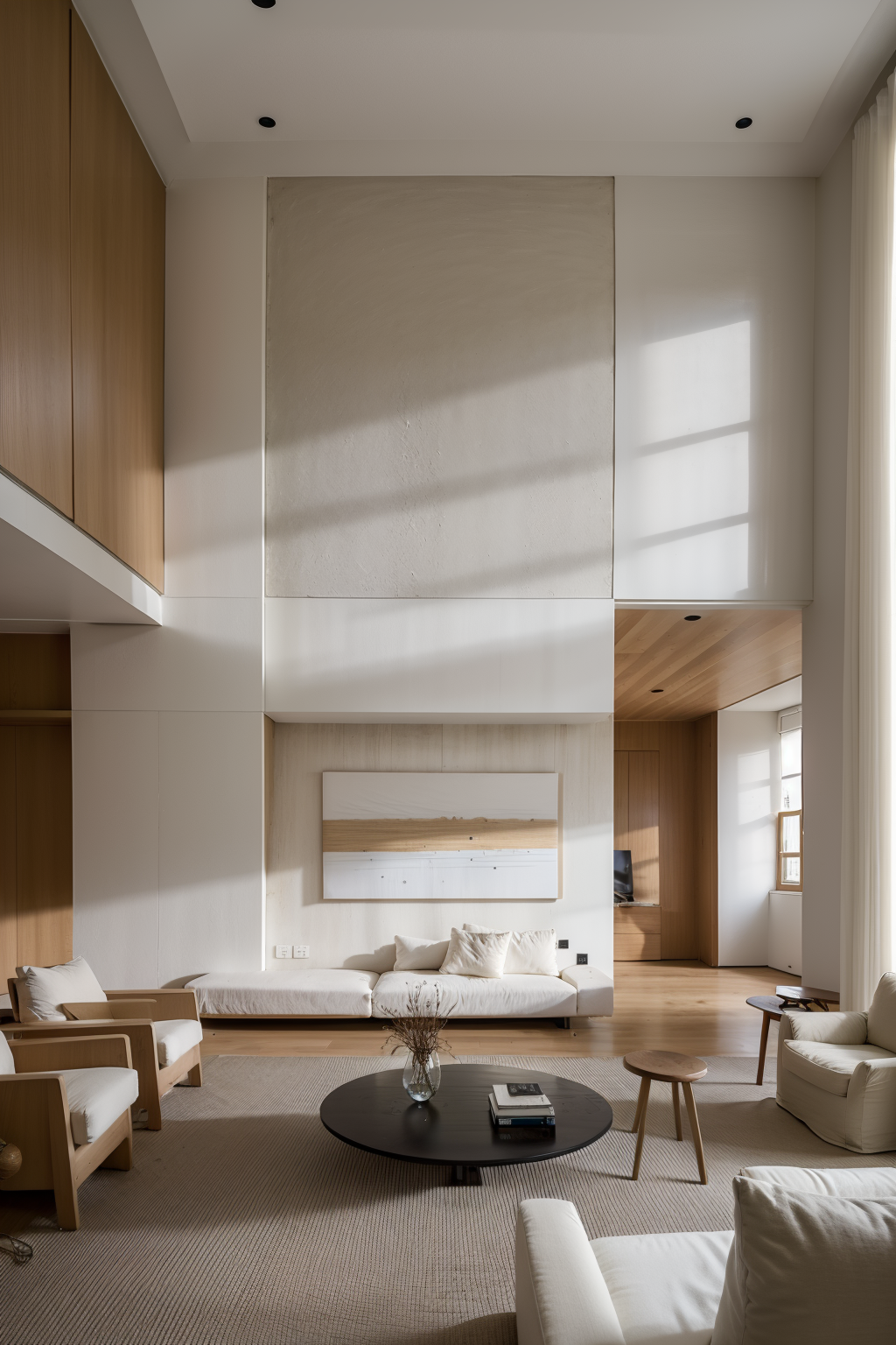 Simple house丨log white wall丨residential series v1.0