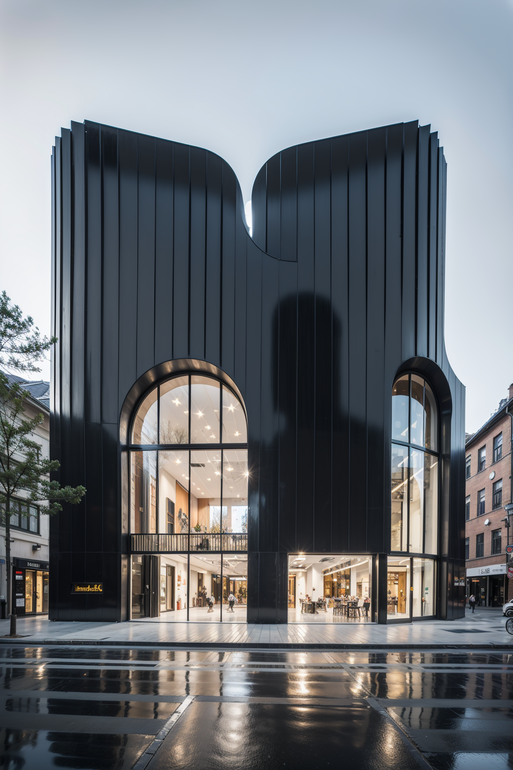 Black Aesthetics丨Small Commercial Construction丨Architecture Series v1.0
