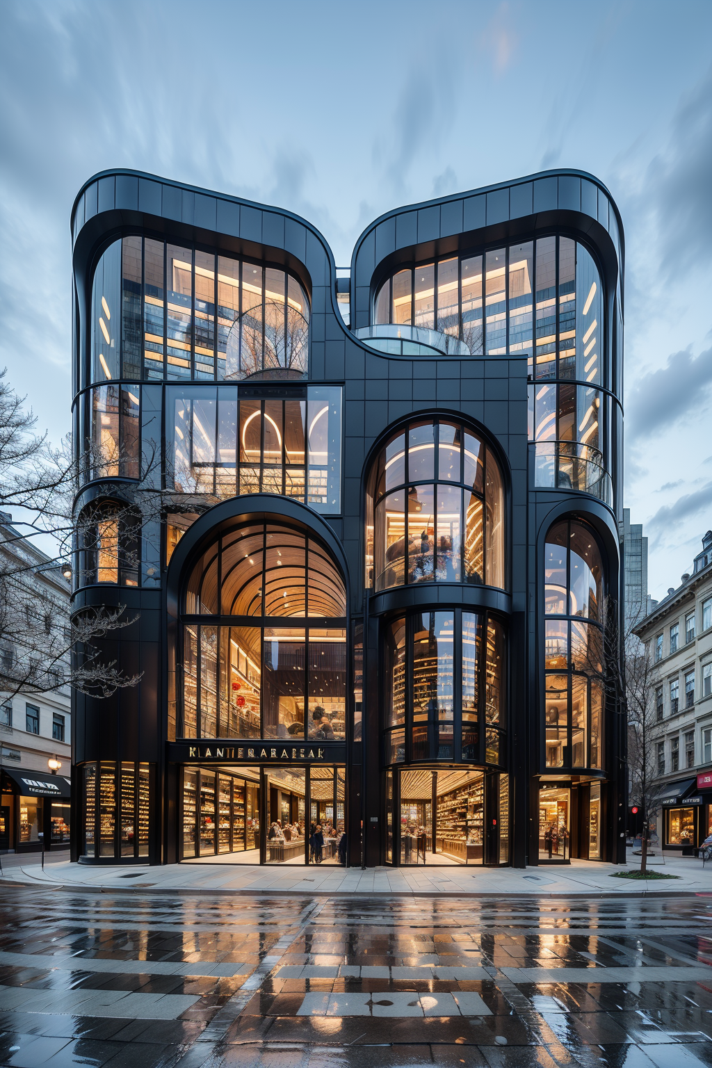 Black Aesthetics丨Small Commercial Construction丨Architecture Series v2.0