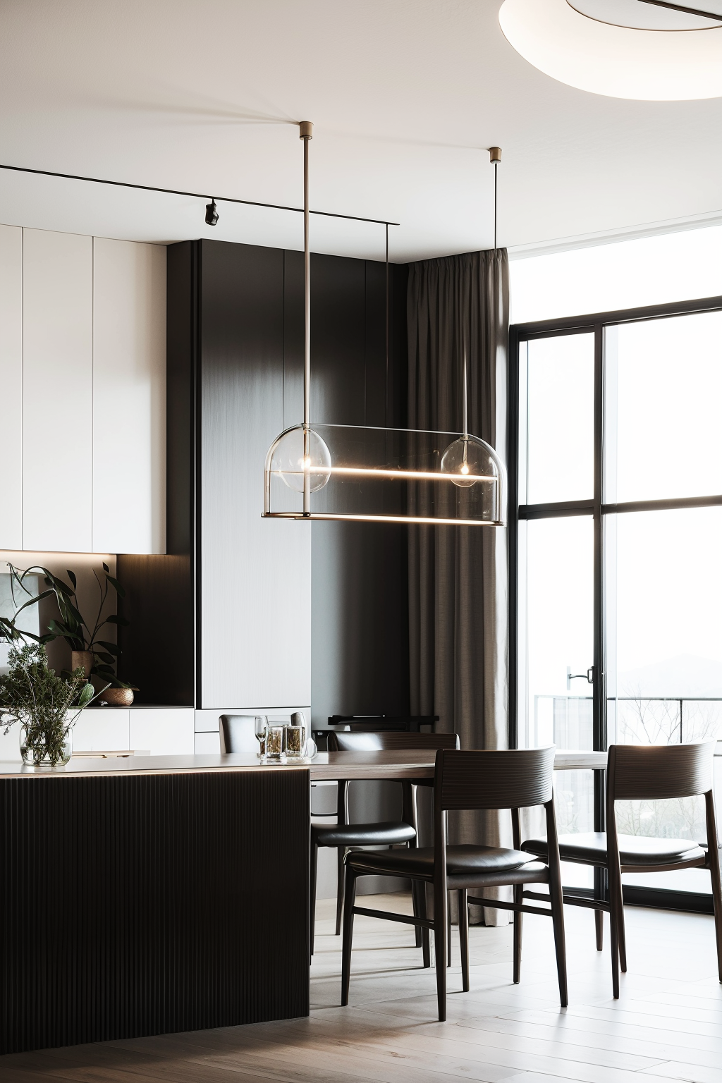 Black and white minimalization | interior style | small e-commerce scene
