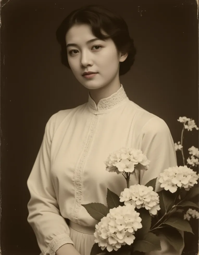 Chinese Style,Traditional Painting Media,Girl,LoRA,FLUX.1