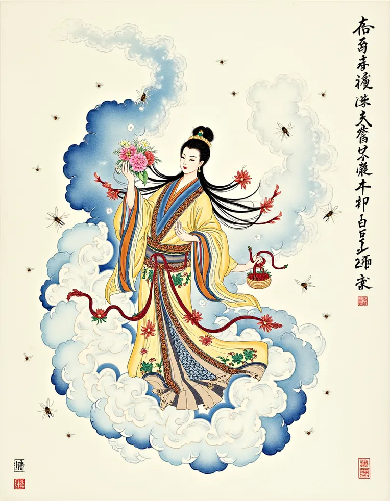 Chinese Style,Digital Painting Media,Girl,LoRA,FLUX.1