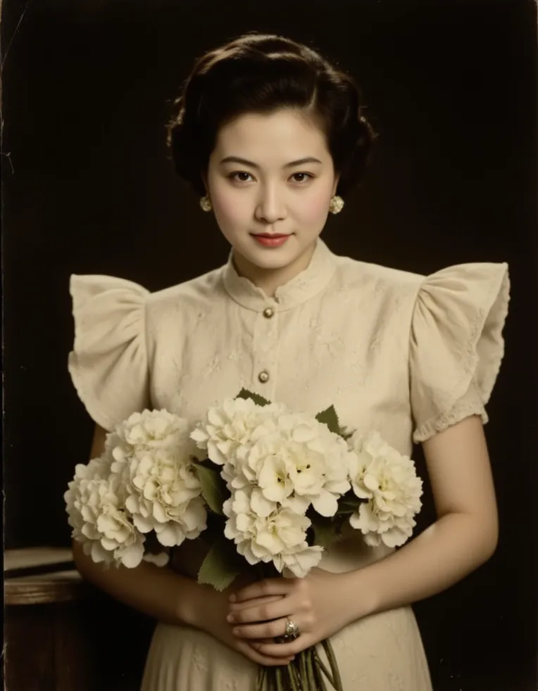 Chinese Style,Traditional Painting Media,Girl,LoRA,FLUX.1