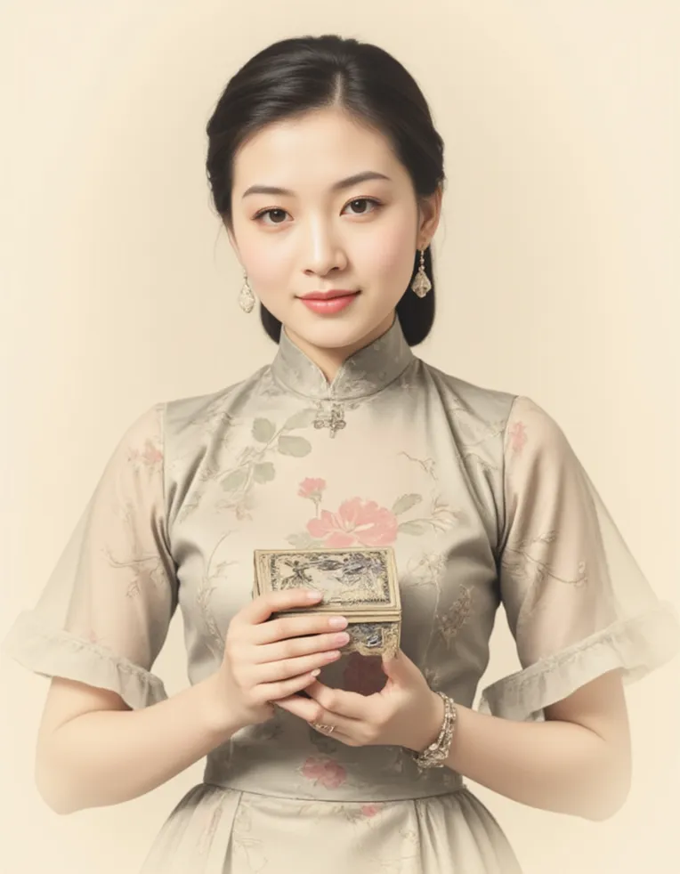 Chinese Style,Traditional Painting Media,Girl,LoRA,FLUX.1