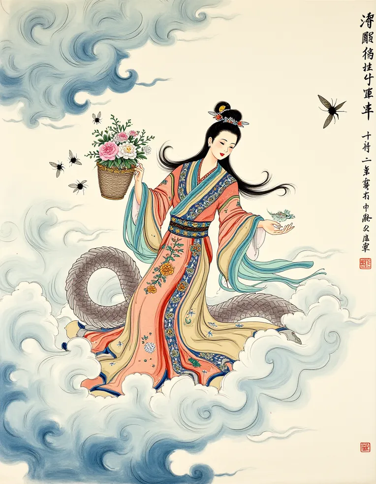 Chinese Style,Digital Painting Media,Girl,LoRA,FLUX.1