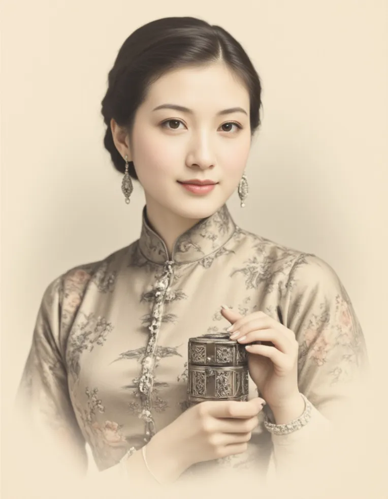 Chinese Style,Traditional Painting Media,Girl,LoRA,FLUX.1