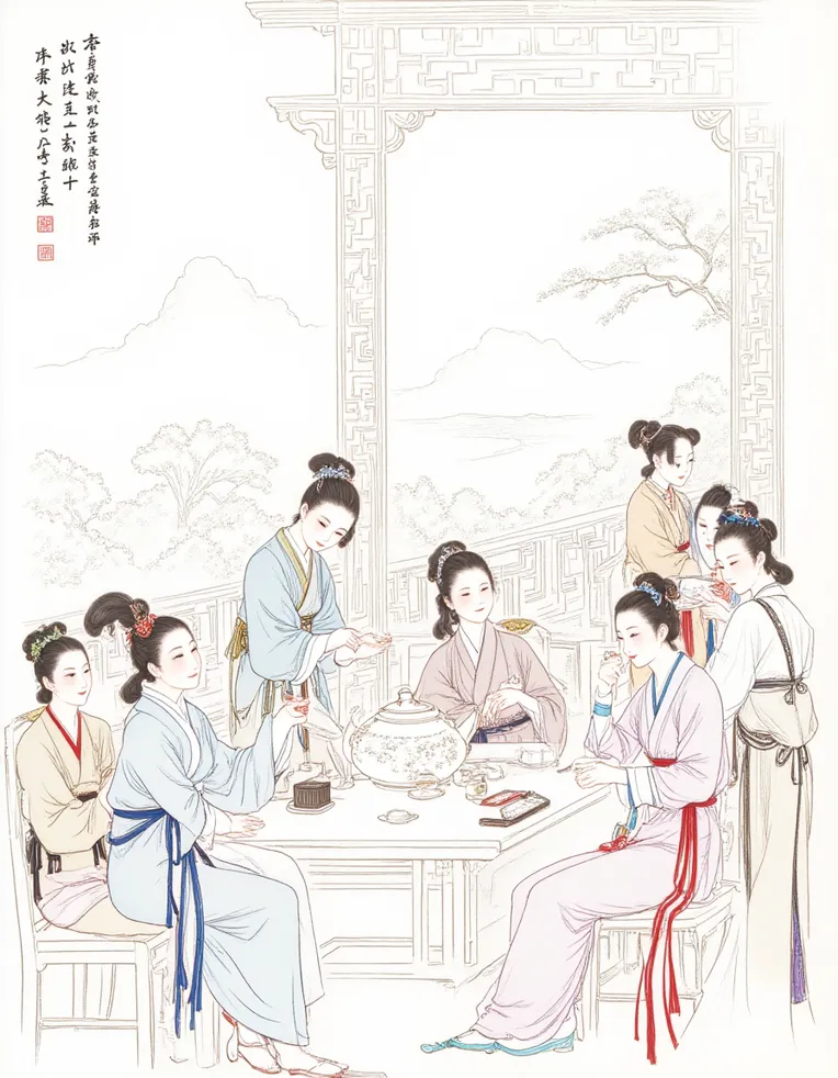 Chinese Style,Digital Painting Media,Girl,LoRA,FLUX.1