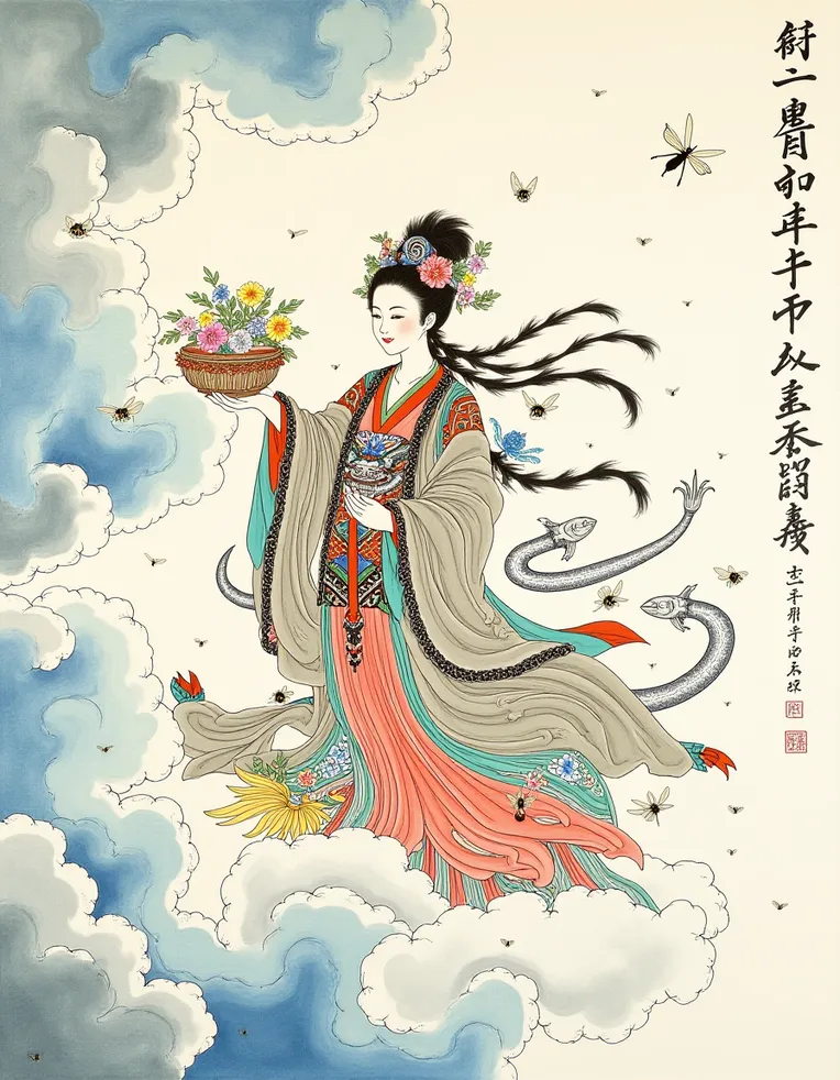 Chinese Style,Digital Painting Media,Girl,LoRA,FLUX.1