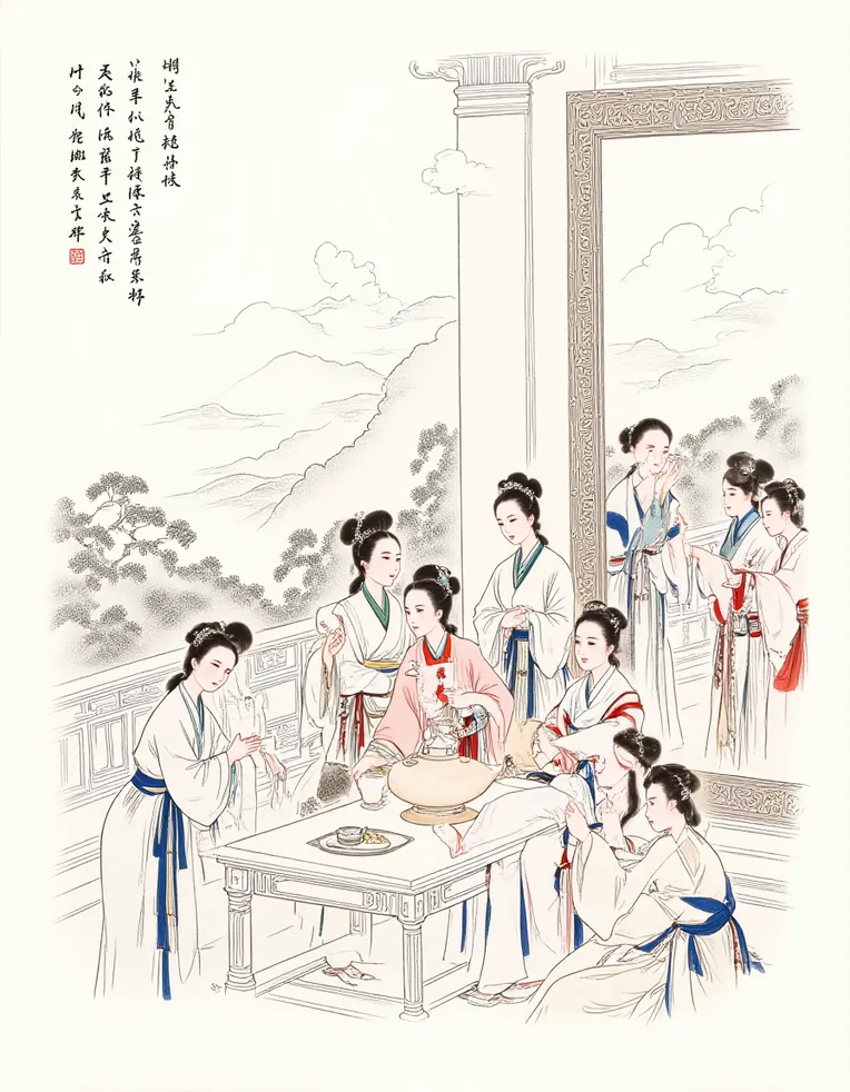 Chinese Style,Digital Painting Media,Girl,LoRA,FLUX.1