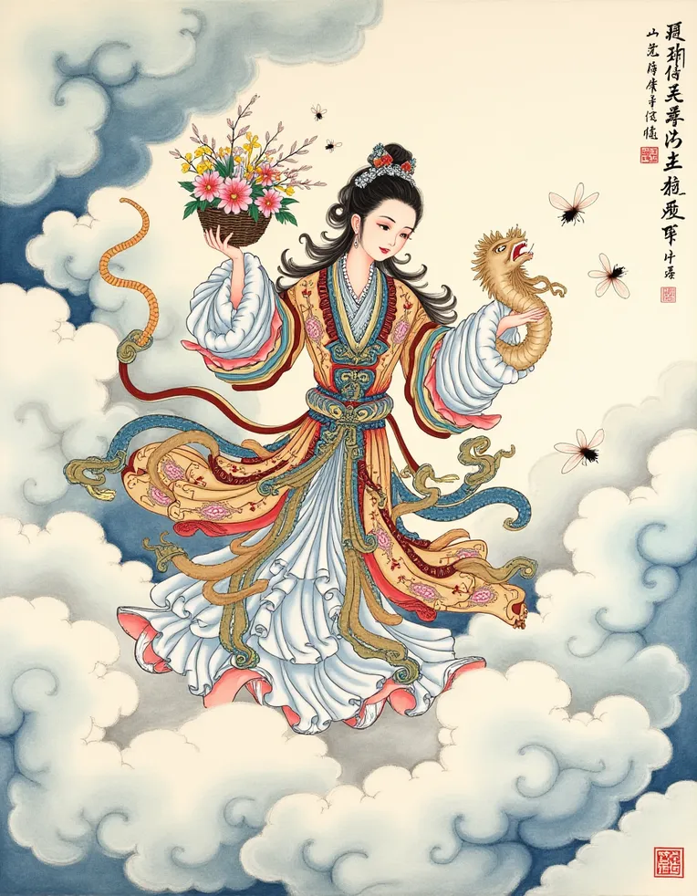 Chinese Style,Digital Painting Media,Girl,LoRA,FLUX.1