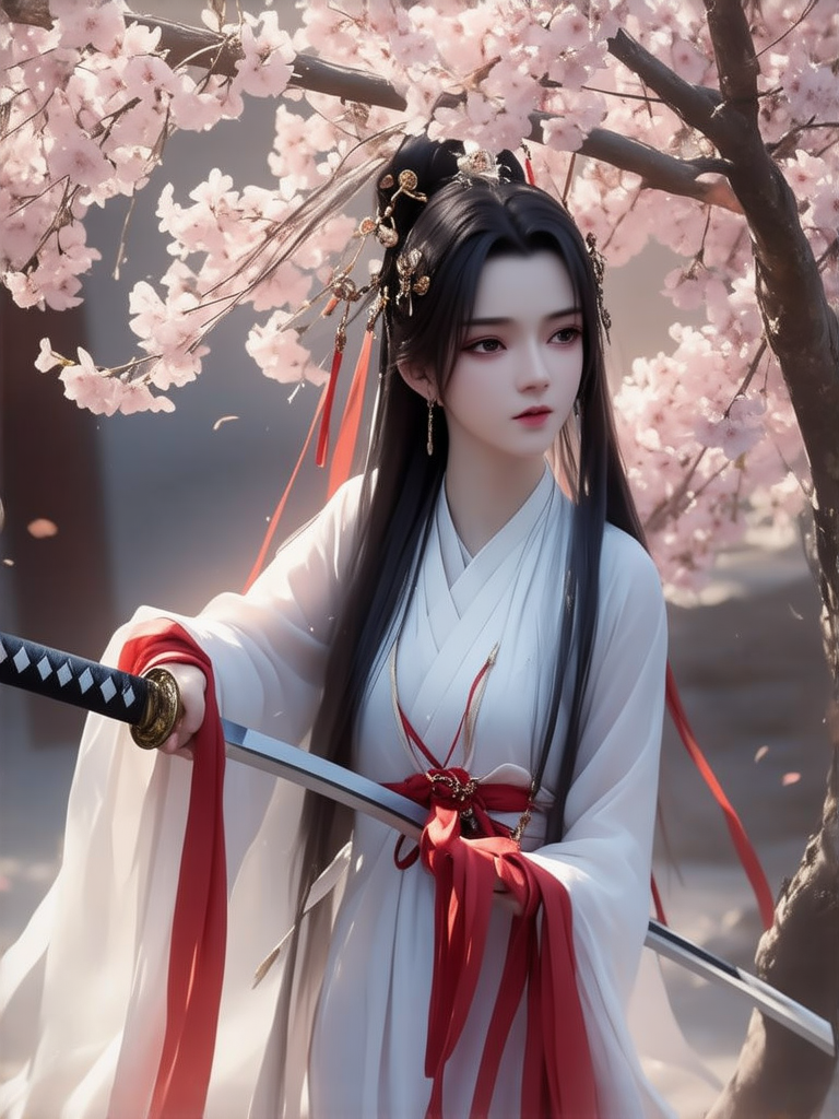 SD35. Online game female model White Peony CNWGXBai 1