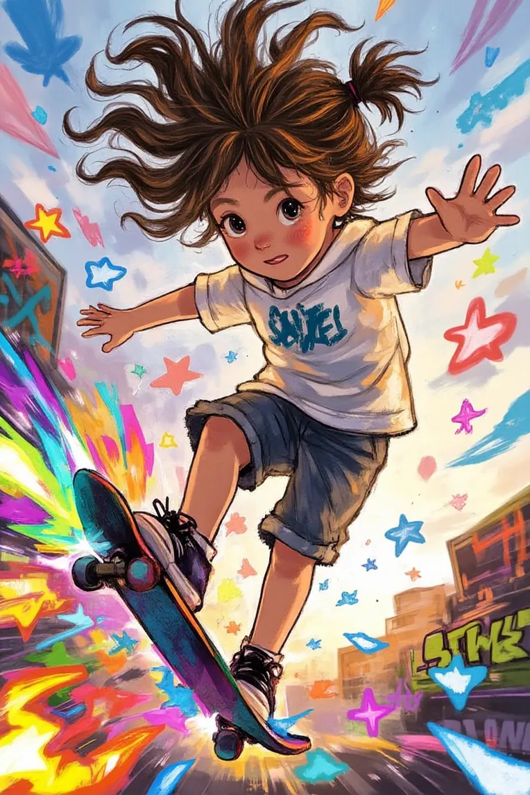 Kids' Illustration,Boy,Style Boost,LoRA,FLUX.1