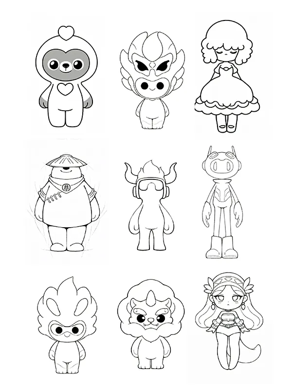 Hand-Drawn,IP Design,IP Character,Other,SD 1.5