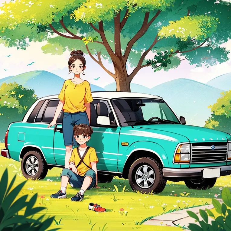 Hand-Drawn,Kids' Illustration,Girl,LoRA,SD 1.5