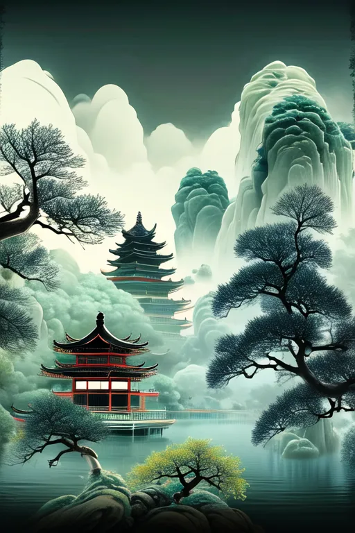 Chinese Style,Traditional Painting Media,Style Boost,LoRA,SD 1.5