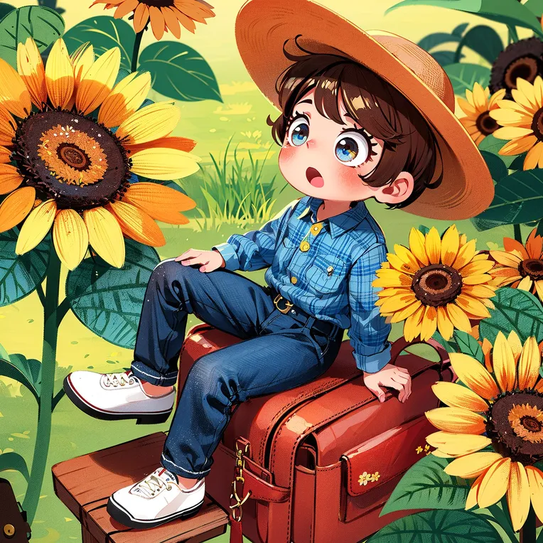 Hand-Drawn,Kids' Illustration,Girl,LoRA,SD 1.5