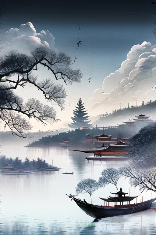 Chinese Style,Traditional Painting Media,Style Boost,LoRA,SD 1.5