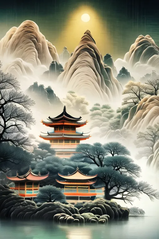 Chinese Style,Traditional Painting Media,Style Boost,LoRA,SD 1.5