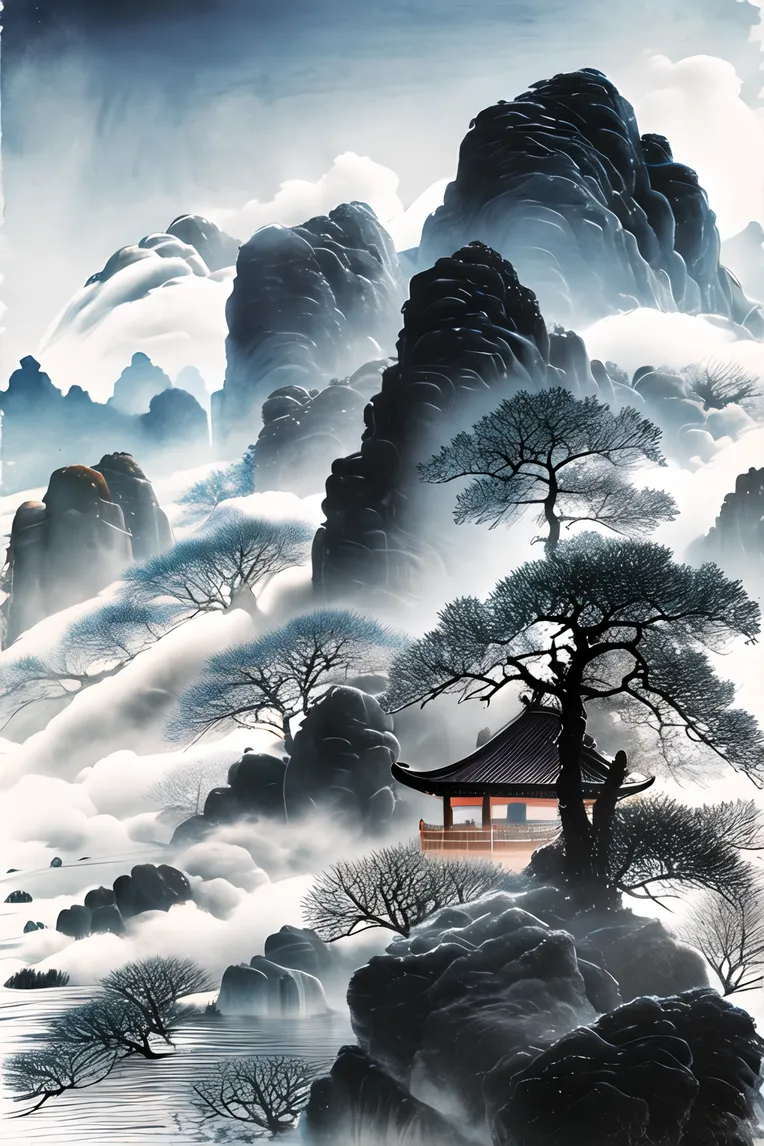 Chinese Style,Traditional Painting Media,Style Boost,LoRA,SD 1.5