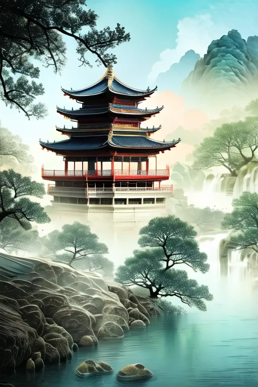 Chinese Style,Traditional Painting Media,Style Boost,LoRA,SD 1.5