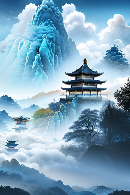 [Multiple styles] Guofeng ink painting Chinese style SSv4.0-000002