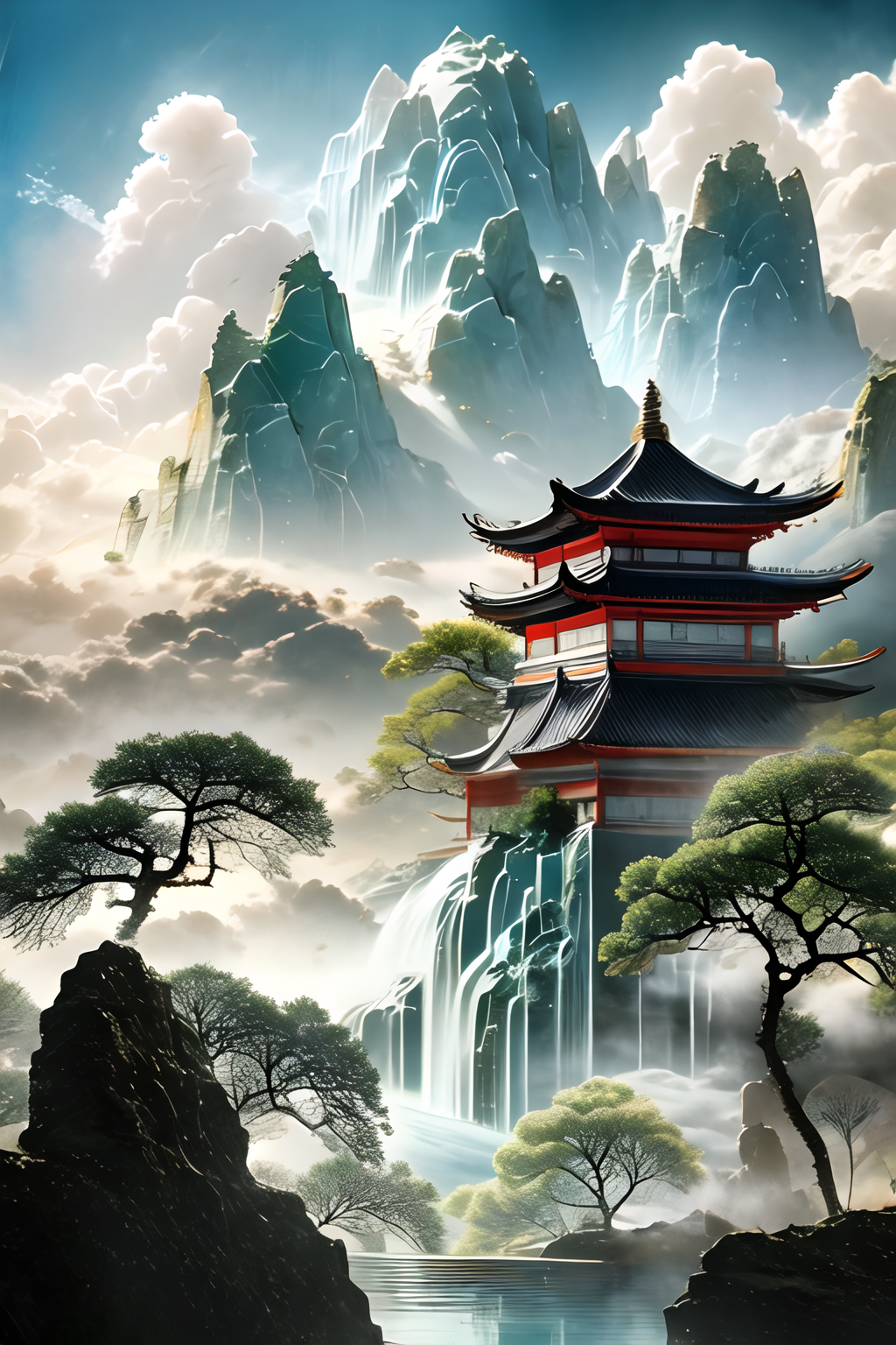 [Multiple styles] Guofeng ink painting Chinese style SSv4.0-000001