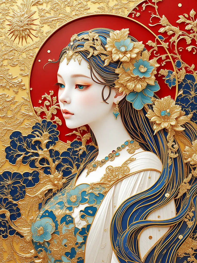 Illustration,Chinese Style,Girl,LoRA,FLUX.1