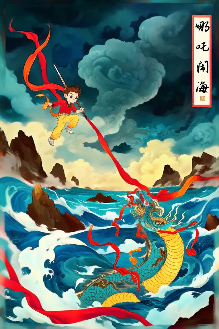 Illustration,Chinese Style,Style Boost,LoRA,FLUX.1